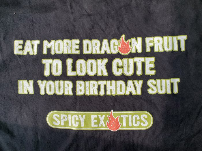 Spicy Exotics Shirt Rear