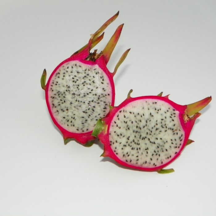 Dragon Fruit variety Hana fruit sliced